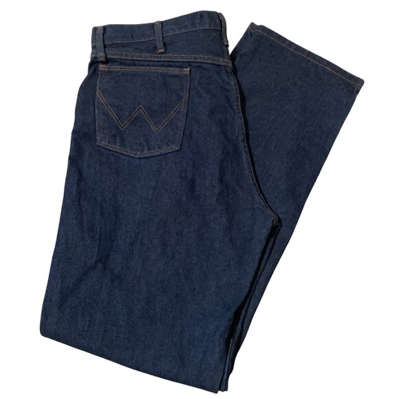 Wrangler Mens Flame Resistant Blue Jeans Relaxed Fit Sz 38x36 FR13MWZ HRC2/2112 - Picture 5 of 14
